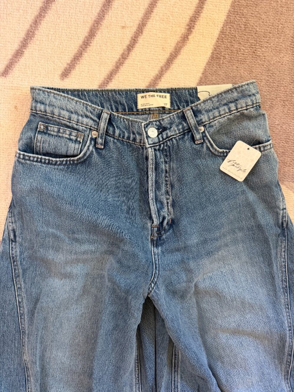 WE THE FREE {NWT} Free People Westward Demi Jeans 27/4 | wide leg baggy denim - Picture 4 of 8
